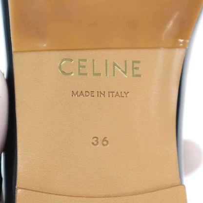 Celine Criss Cross Baby Zuballerina Flat Shoes Black — view 6