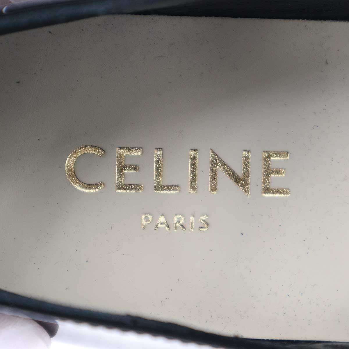 Celine Criss Cross Baby Zuballerina Flat Shoes Black — view 5