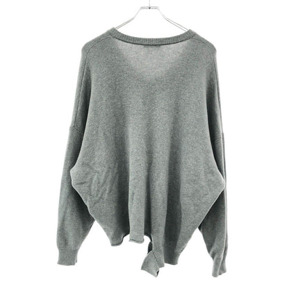 Balenciaga Neck Knit Sweater Gray 40 — view 2