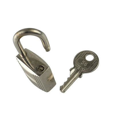 Hermes Padlock Cadena Silver Metal — view 2
