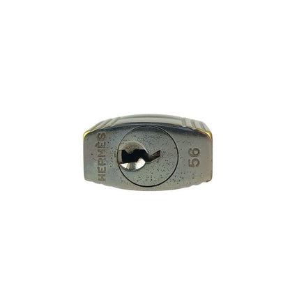 Hermes Padlock Cadena Silver Metal — view 5