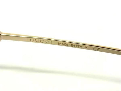 Gucci Sunglasses Horsebit 001 Gold Brown Metal Acetate Eyewear — view 5