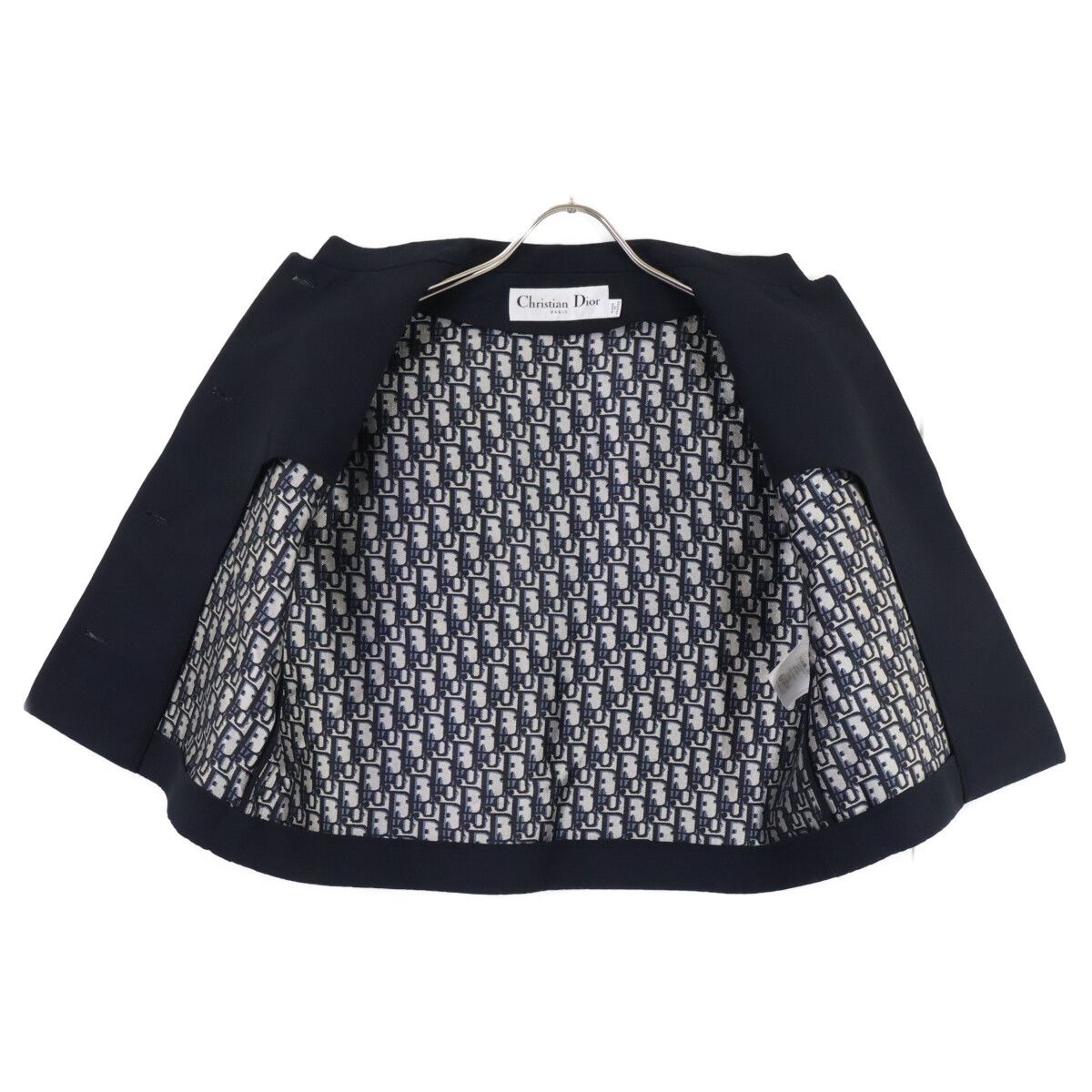 Dior Lining Oblique Logo Star Button Short Sleeve Jacket 36 — view 4