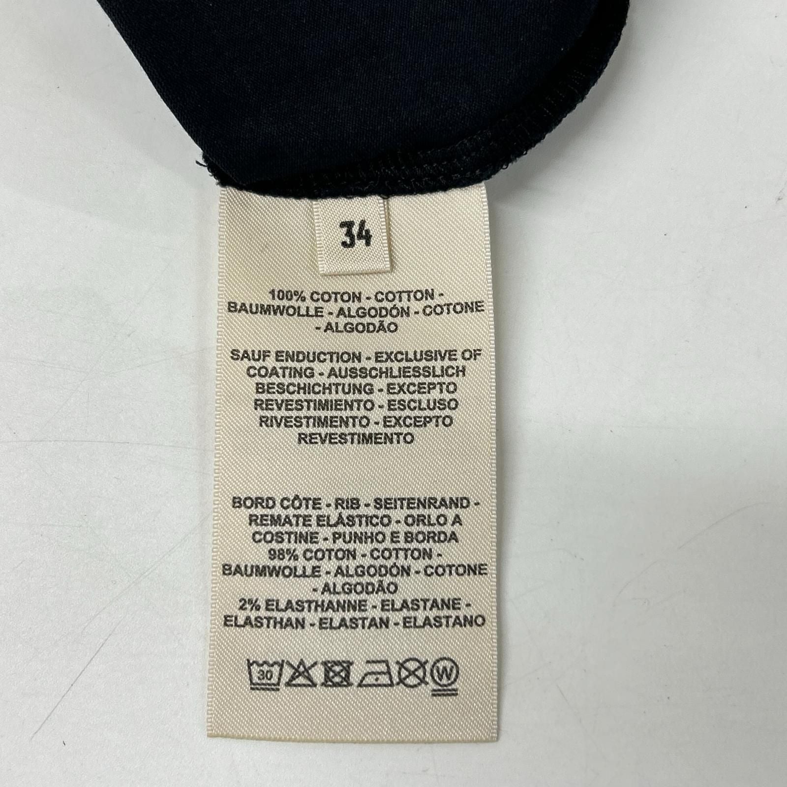 Hermes Black Cartouche Molle Short Sleeve Top 34 — view 4