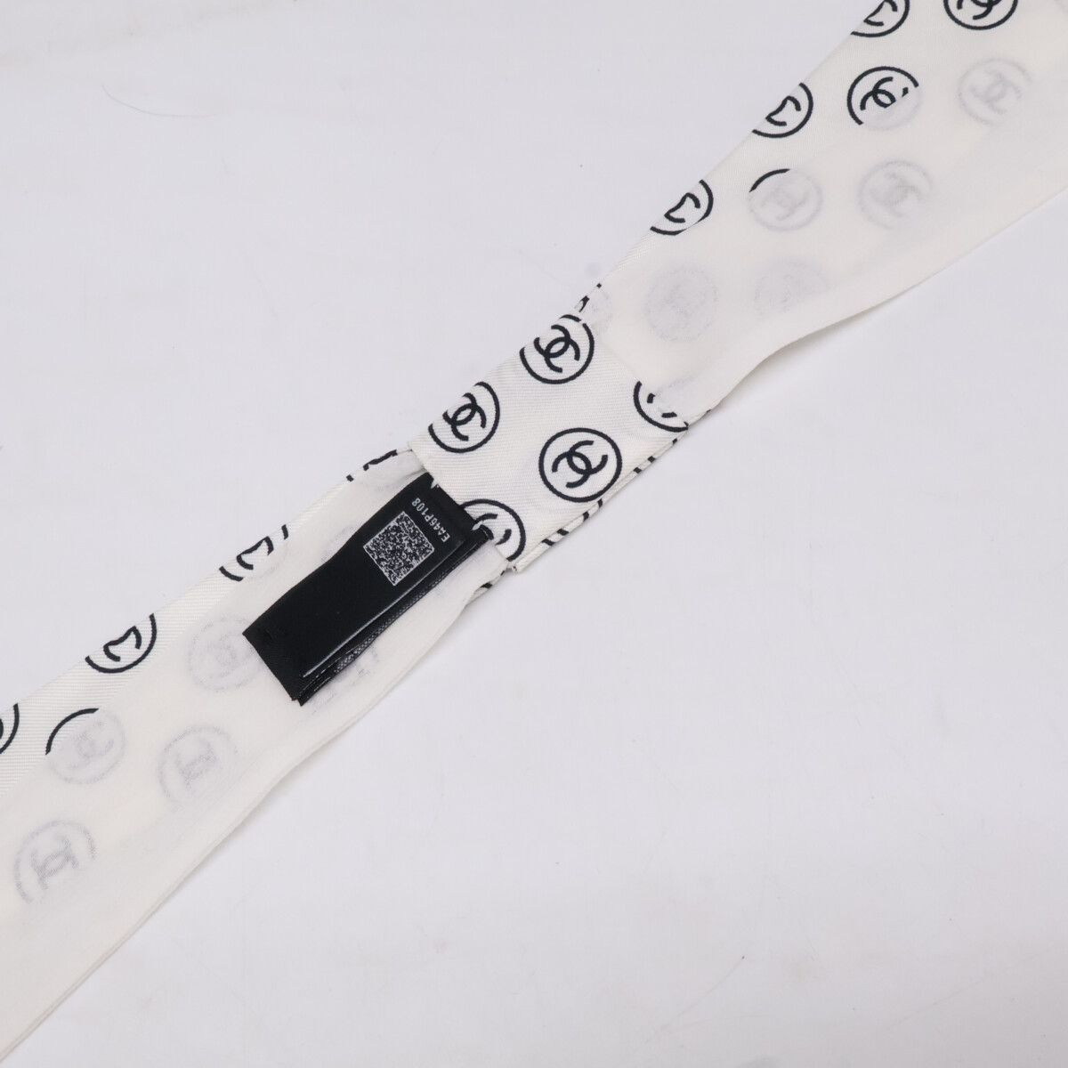 Chanel CC Logo Silk Headband — view 6