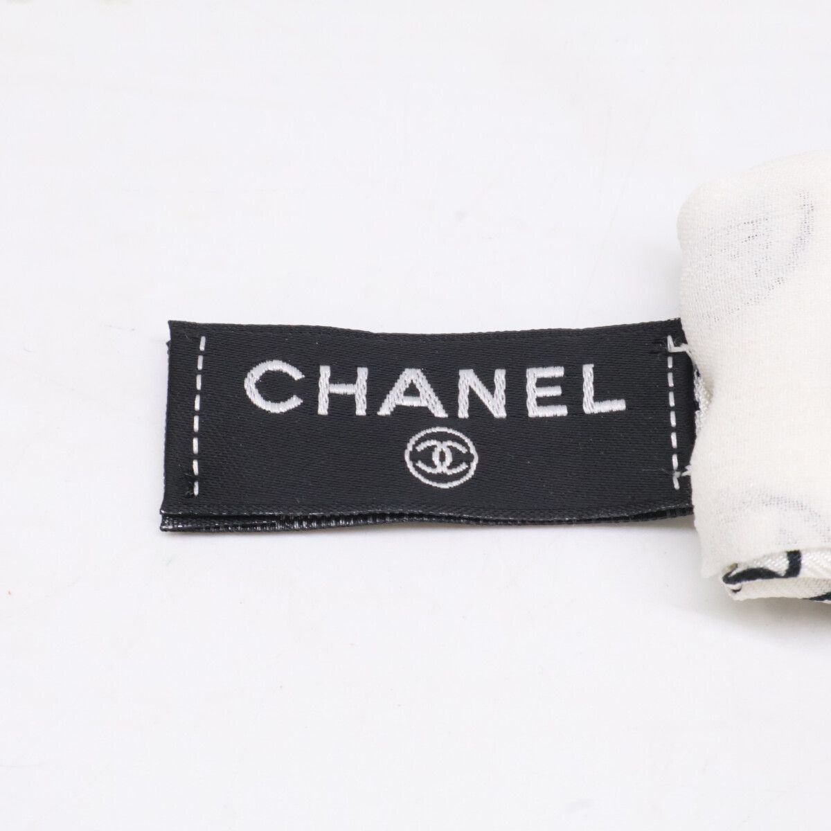 Chanel CC Logo Silk Headband — view 8
