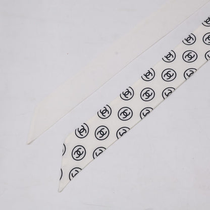 Chanel CC Logo Silk Headband — view 2
