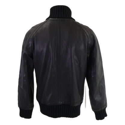 Hermes Zip Up Leather Jacket 46 — view 3
