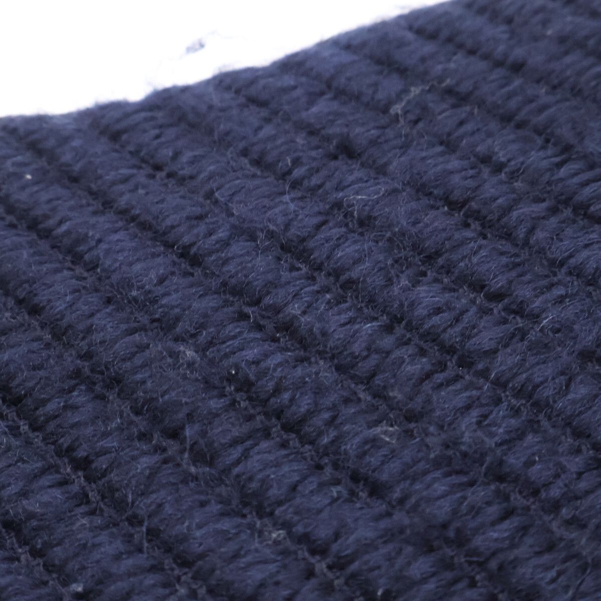 Dior Oblique Logo Embroidery Wool Silk Scarf — view 8