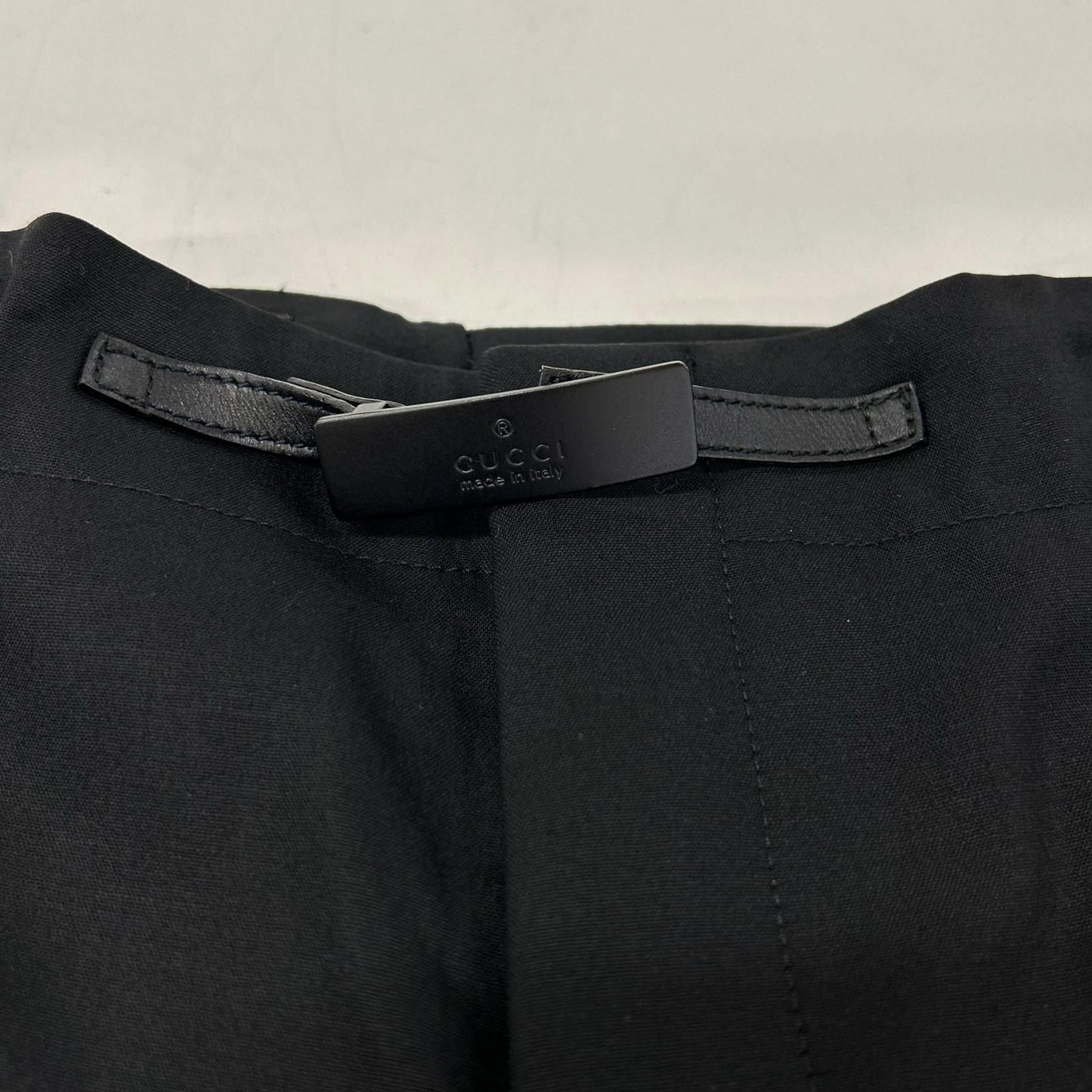 Gucci Era Black Pleated Pants 38 — view 3