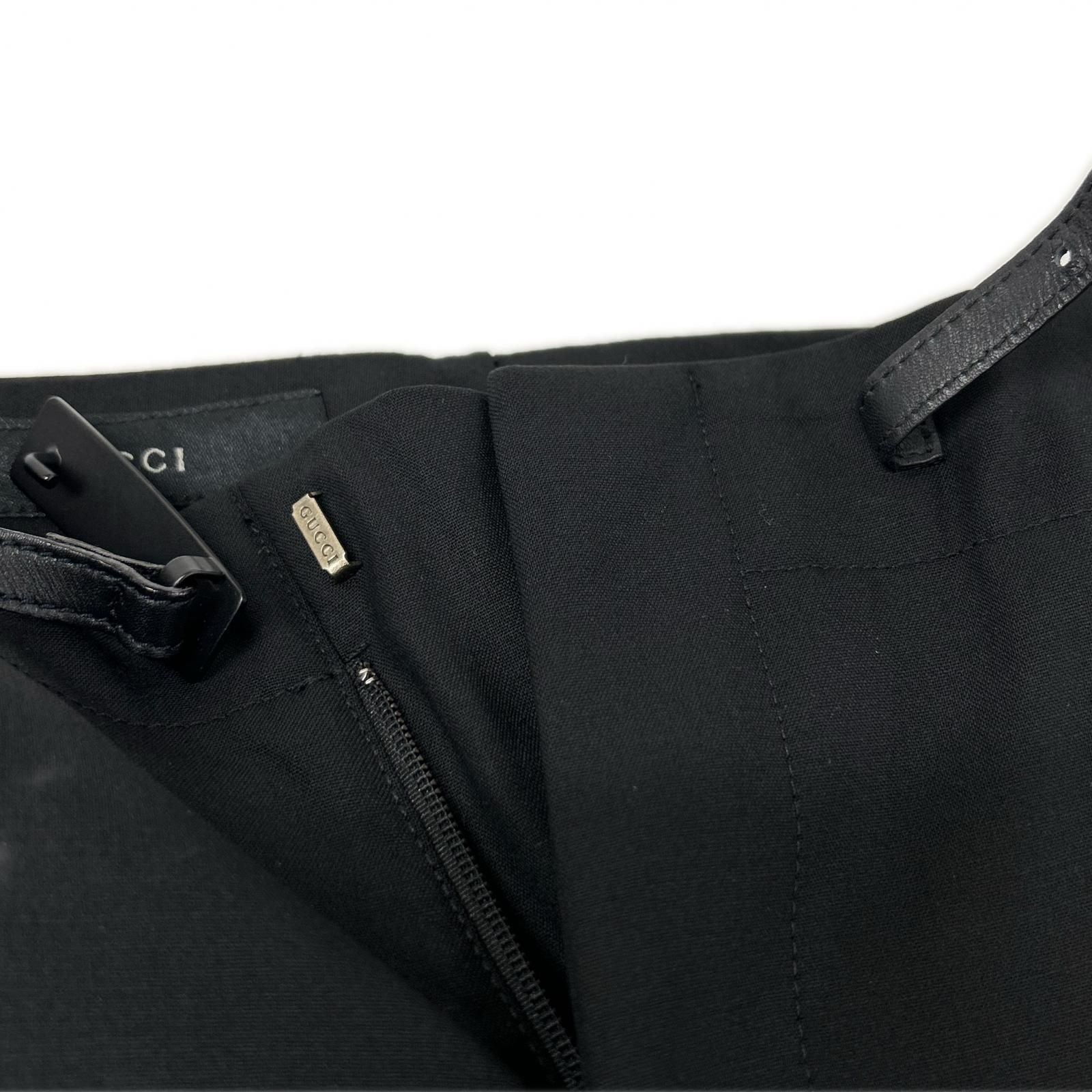 Gucci Era Black Pleated Pants 38 — view 4