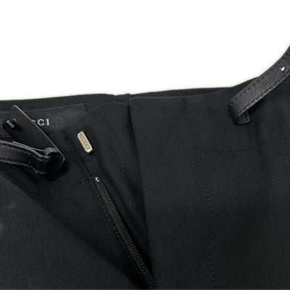 Gucci Era Black Pleated Pants 38 — view 4