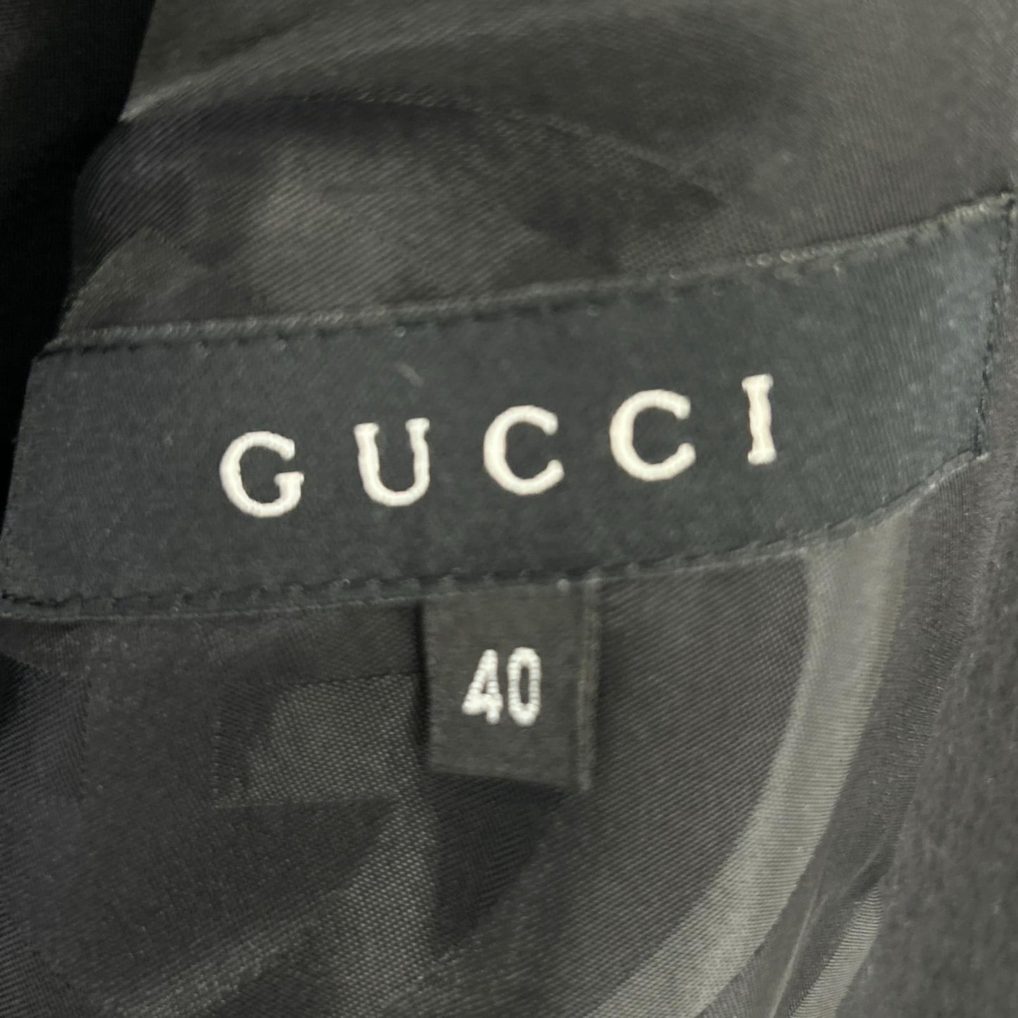 Gucci Black Wool Angora Cut Replacement Coat — view 4