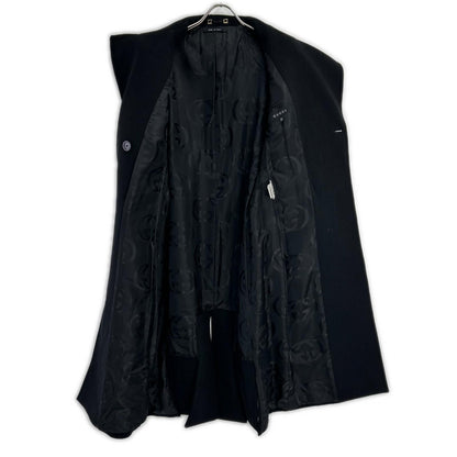 Gucci Black Wool Angora Cut Replacement Coat — view 3