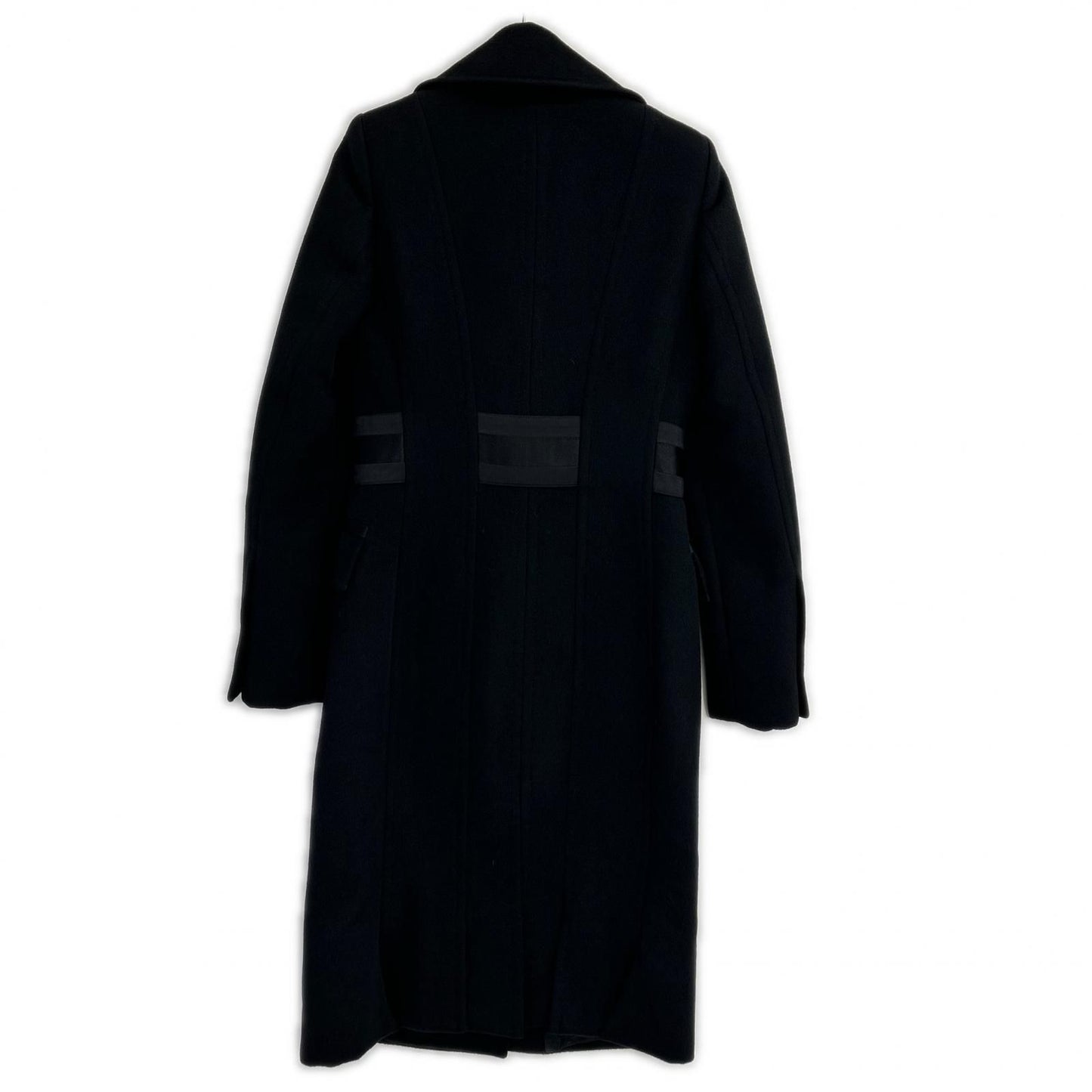 Gucci Black Wool Angora Cut Replacement Coat — view 2