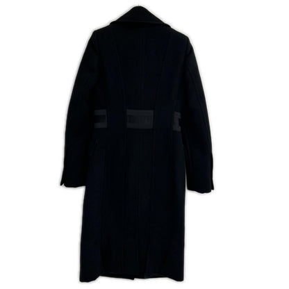 Gucci Black Wool Angora Cut Replacement Coat — view 2