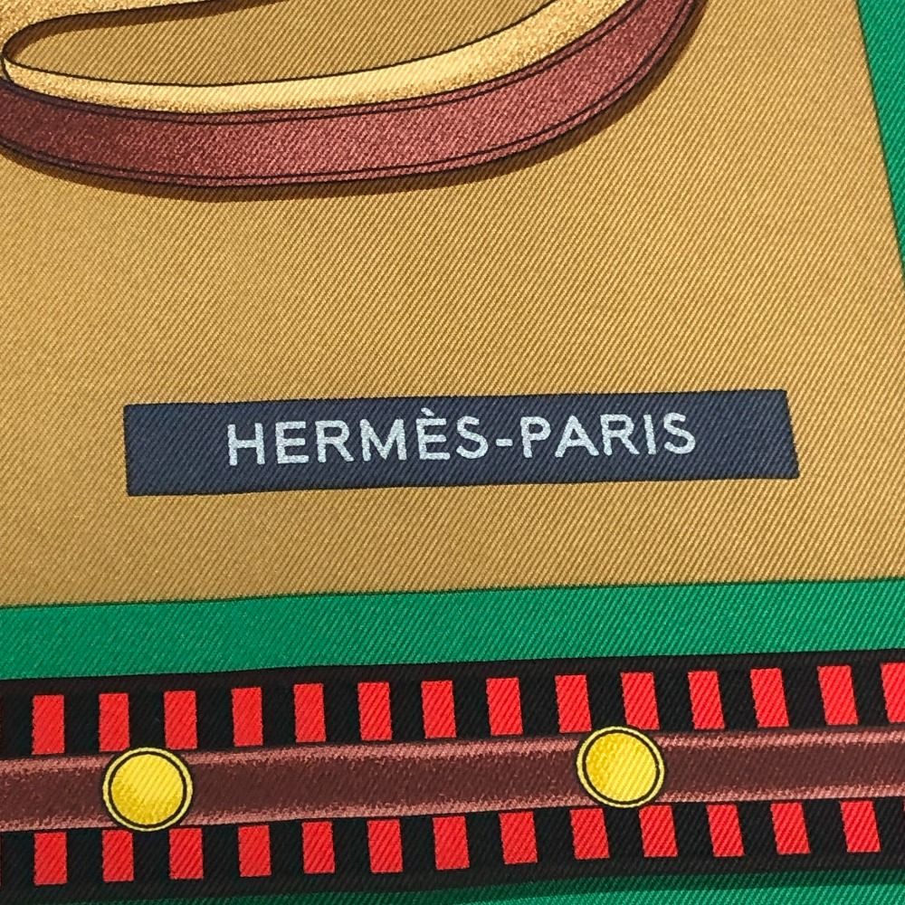 Hermes Scarf Carre 90 Ettres Equestres Silk Multicolor — view 2