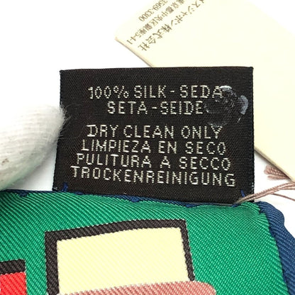 Hermes Scarf Carre 90 Ettres Equestres Silk Multicolor — view 5