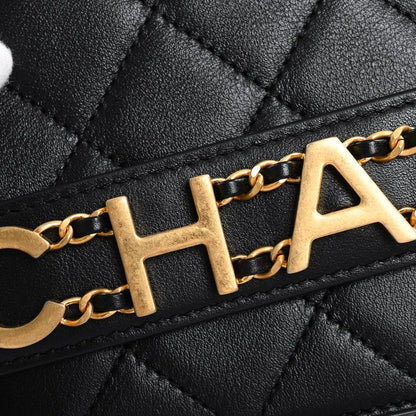 Chanel Shoulder Bag Logo Flap Chain — view 8