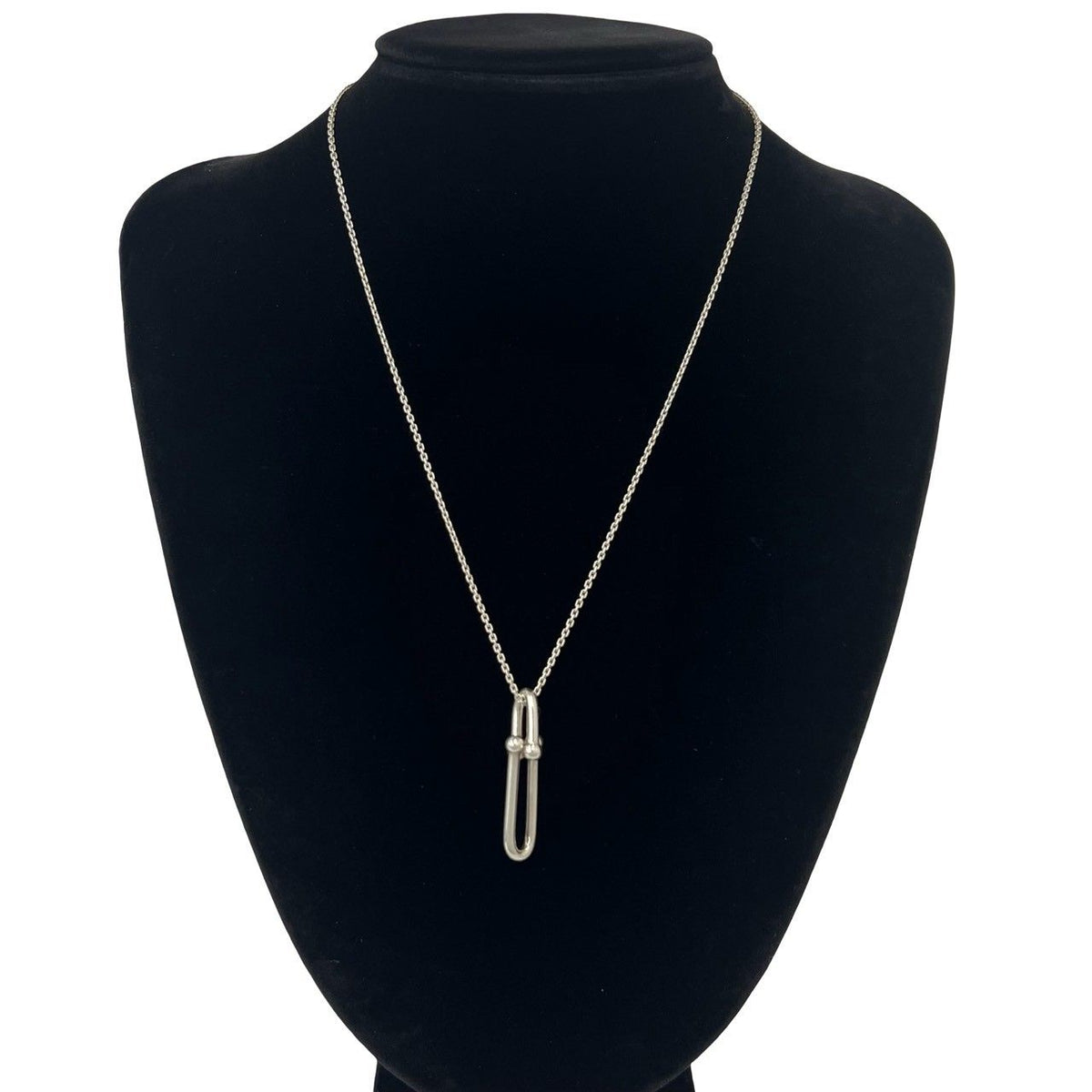 Tiffany & Co HardWear Link Necklace 925 Sterling Silver Pendant — view 2