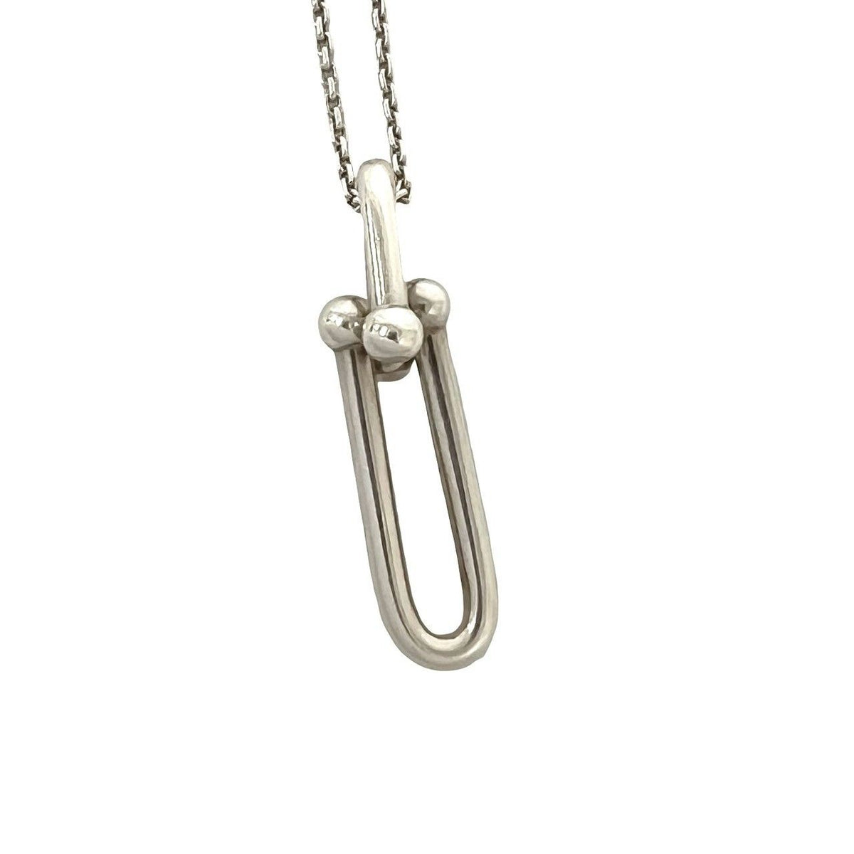 Tiffany & Co HardWear Link Necklace 925 Sterling Silver Pendant — view 4