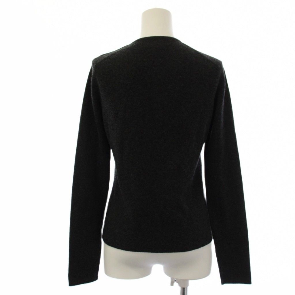 Hermes Knit Sweater Cashmere Lightweight Long Sleeve SM Gray HN — view 3