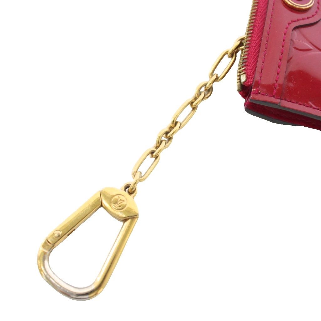 Louis Vuitton Pochette Cles NM Vernis Coin Purse Pink TK 33 ES — view 6