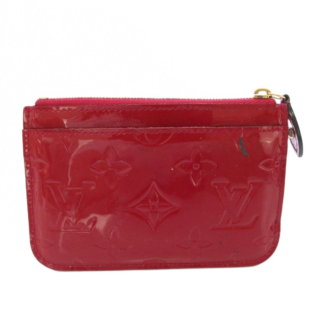 Louis Vuitton Pochette Cles NM Vernis Coin Purse Pink TK 33 ES — view 2