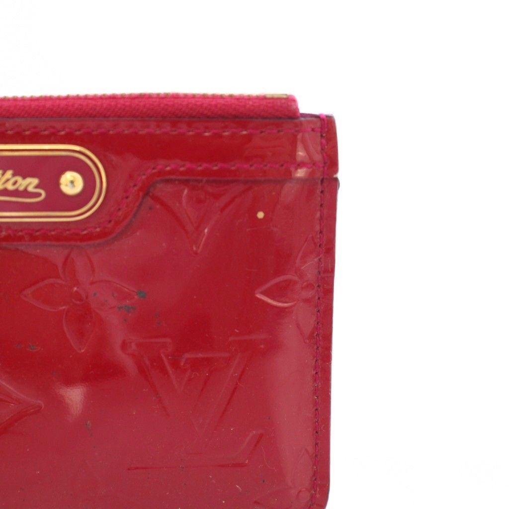 Louis Vuitton Pochette Cles NM Vernis Coin Purse Pink TK 33 ES — view 7
