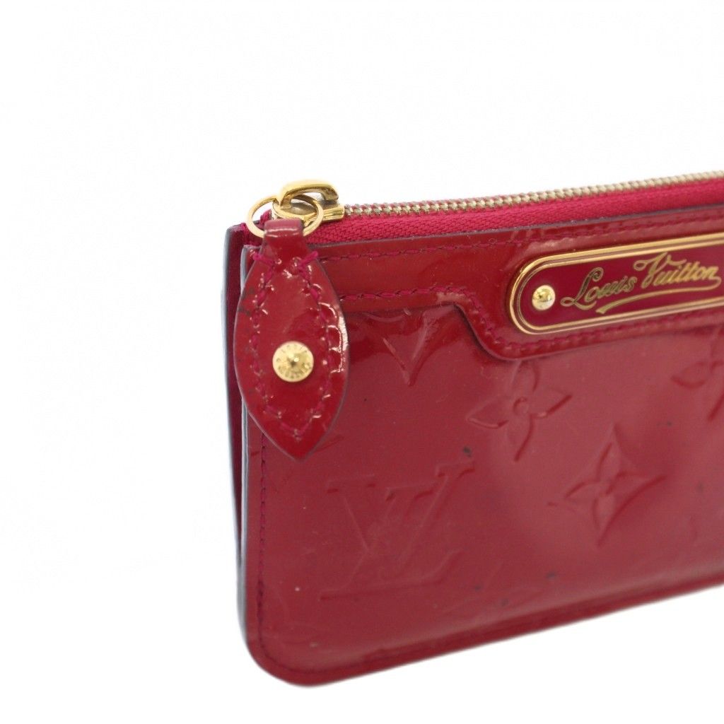 Louis Vuitton Pochette Cles NM Vernis Coin Purse Pink TK 33 ES — view 5