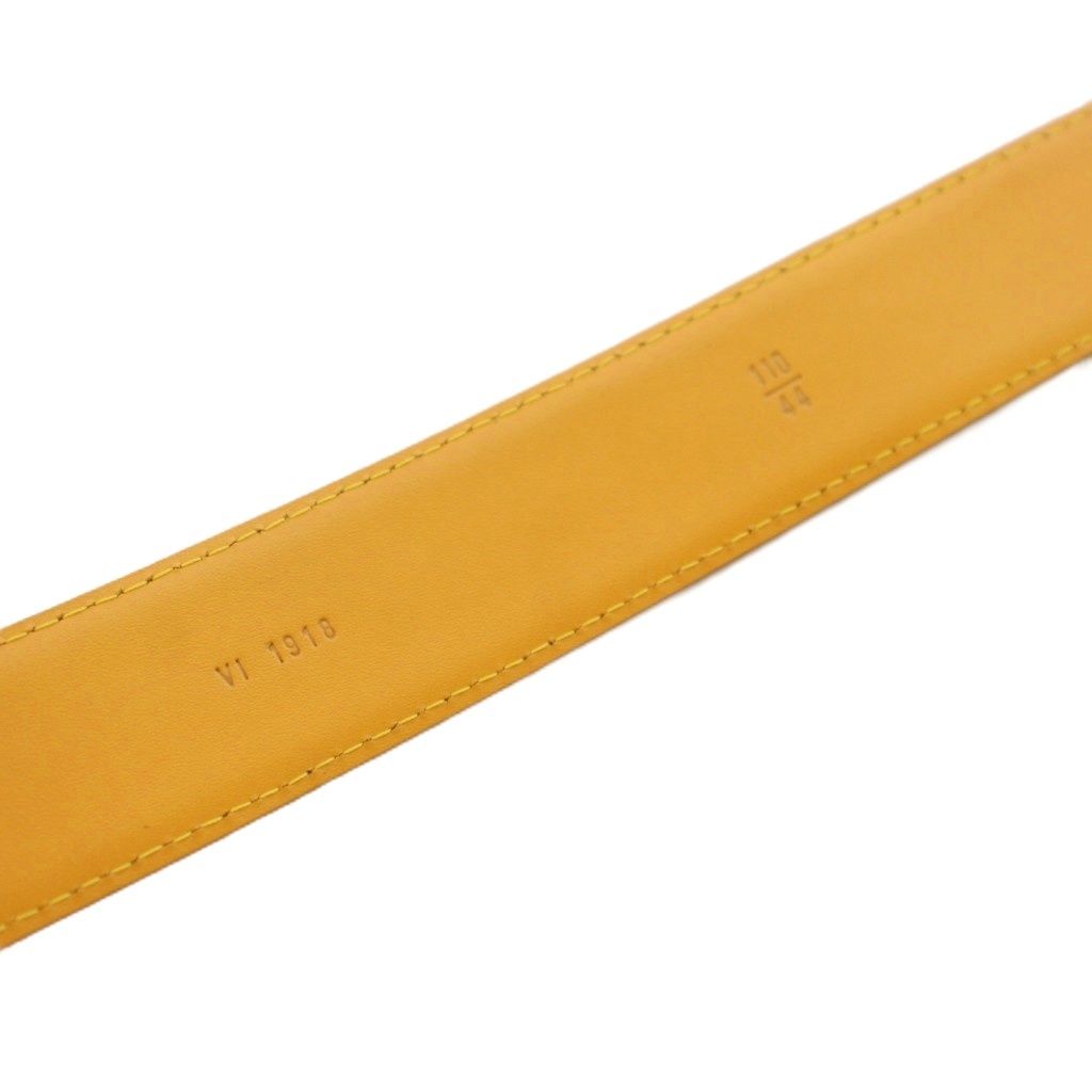Louis Vuitton Epi Ceinture Plain Belt 110 44 Yellow TK — view 6