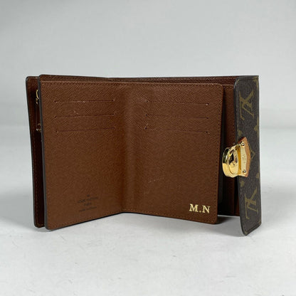 Louis Vuitton Portefeuille Joy Trifold Wallet Monogram Brown — view 6