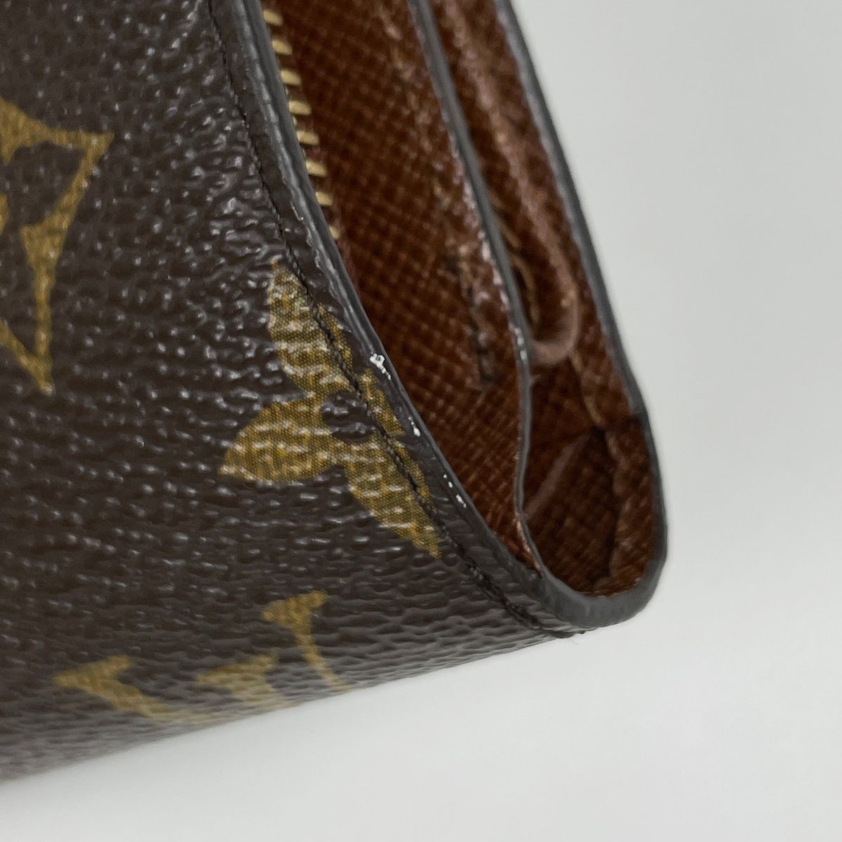 Louis Vuitton Portefeuille Joy Trifold Wallet Monogram Brown — view 3