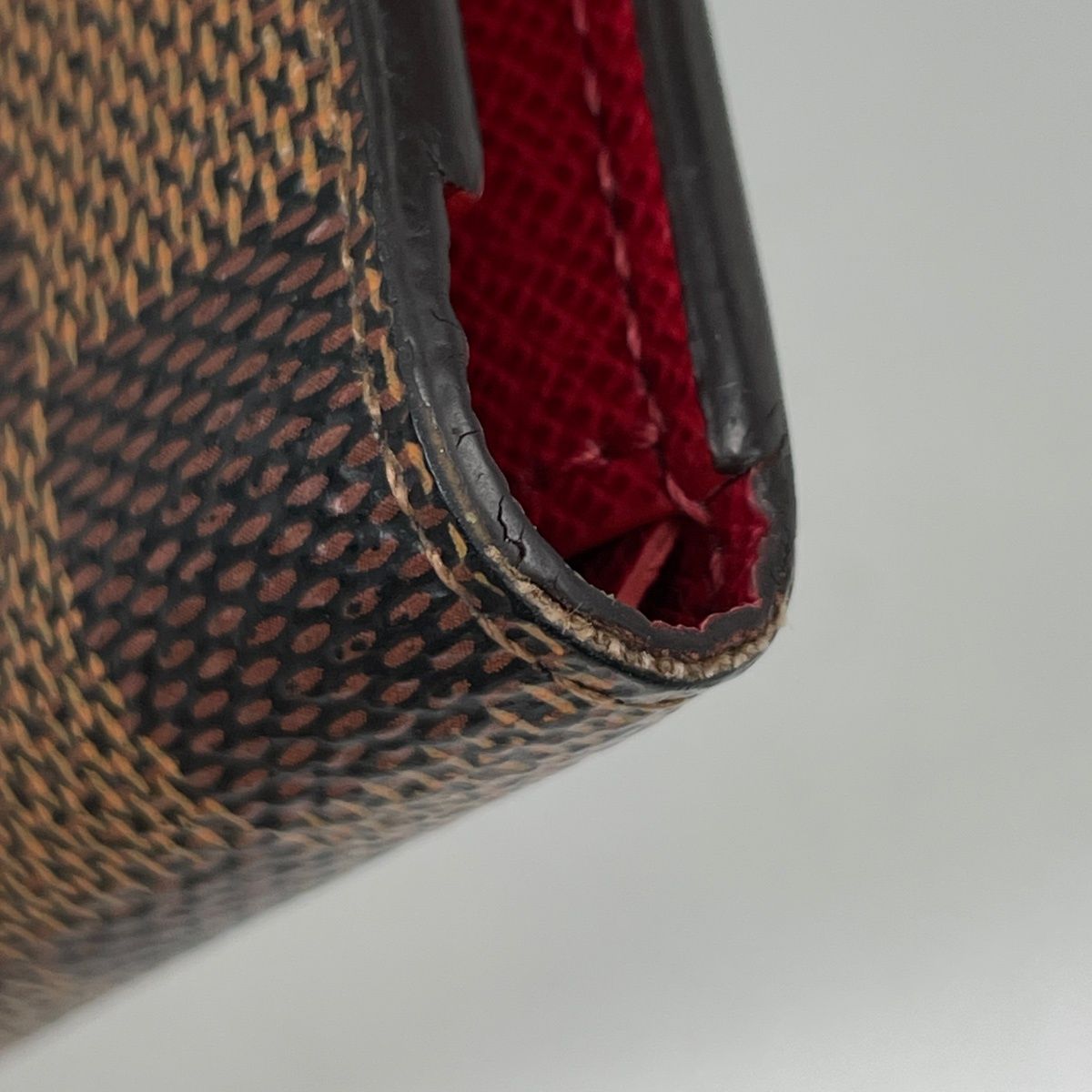 Louis Vuitton Portefeuille Victorine Trifold Wallet Damier Brown — view 3
