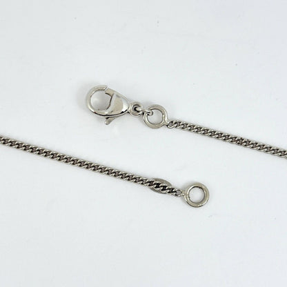 Chanel Necklace CC Logo Camellia Silver Plated Rhinestone — view 3