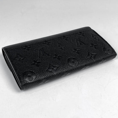 Louis Vuitton Portefeuille Sarah Wallet Monogram Empreinte Noir — view 2
