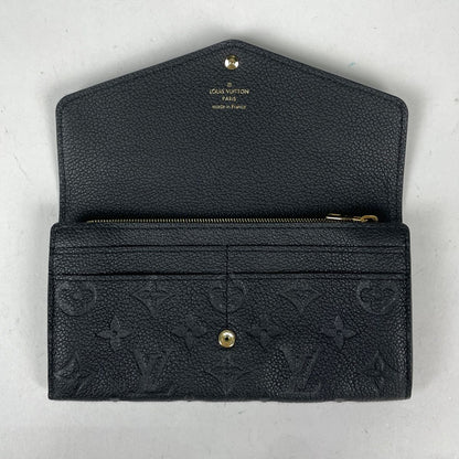 Louis Vuitton Portefeuille Sarah Wallet Monogram Empreinte Noir — view 7