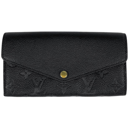Louis Vuitton Portefeuille Sarah Wallet Monogram Empreinte Noir