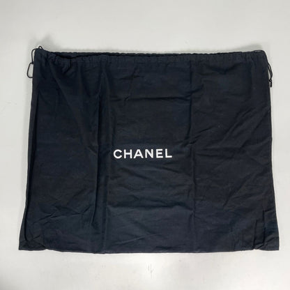 Chanel New Travel Line Tote MM CC Logo Nylon Jacquard Black — view 7