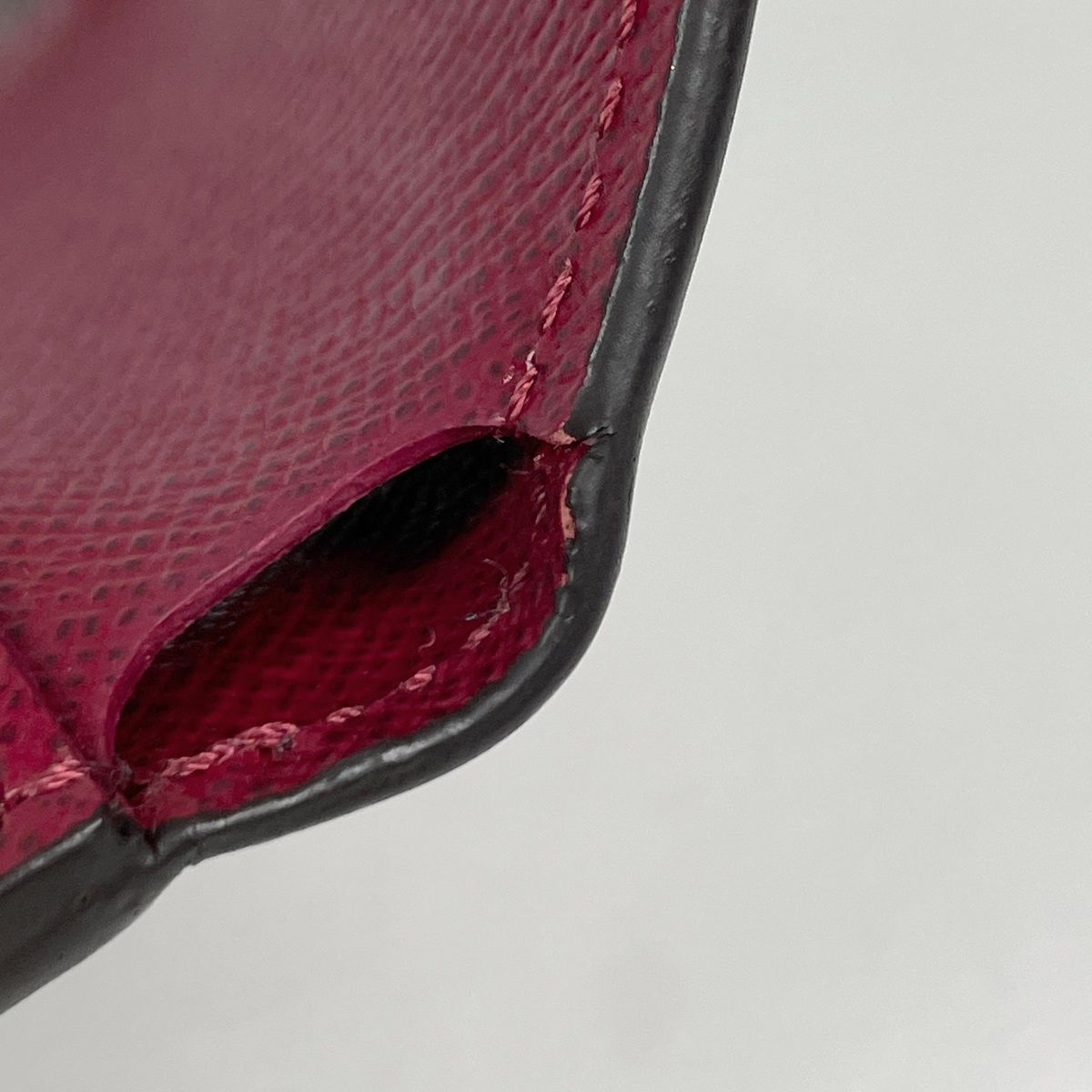 Louis Vuitton Portefeuille Zoe Trifold Wallet Monogram Brown Fuchsia — view 4