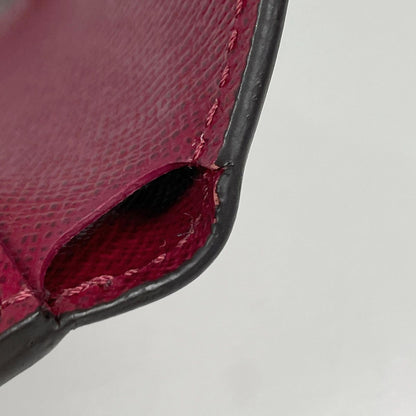 Louis Vuitton Portefeuille Zoe Trifold Wallet Monogram Brown Fuchsia — view 4