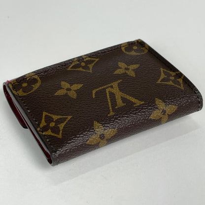 Louis Vuitton Portefeuille Zoe Trifold Wallet Monogram Brown Fuchsia — view 2