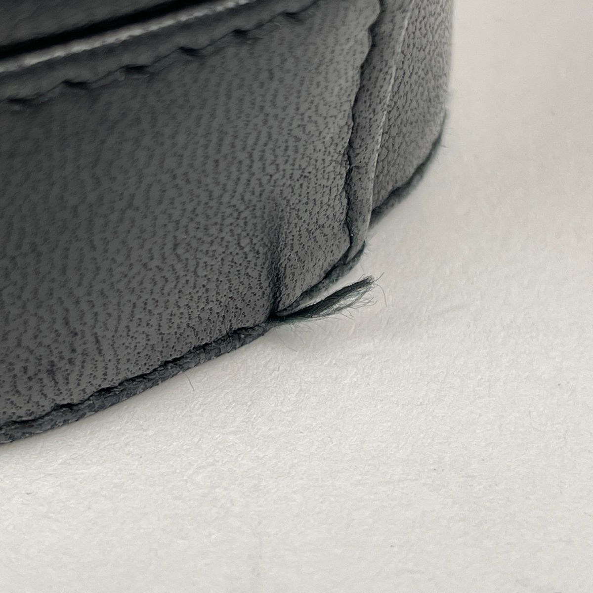 Chanel Quilted Shoulder Bag CC Logo Fringe Leather Black — view 4