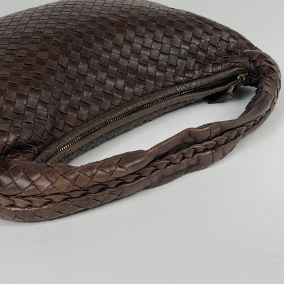 Bottega Veneta Handbag Intrecciato Hobo Leather Brown — view 5