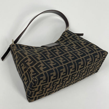 Fendi Shoulder Bag Zucca Pattern Canvas Brown — view 2