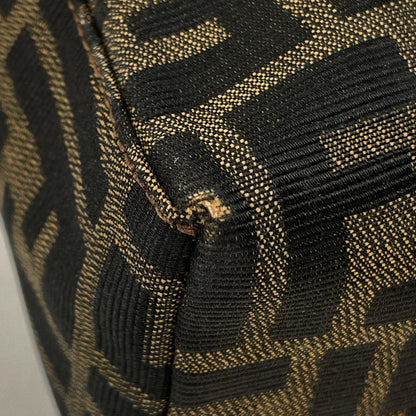 Fendi Shoulder Bag Zucca Pattern Canvas Brown — view 3