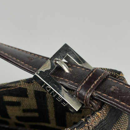 Fendi Shoulder Bag Zucca Pattern Canvas Brown — view 5