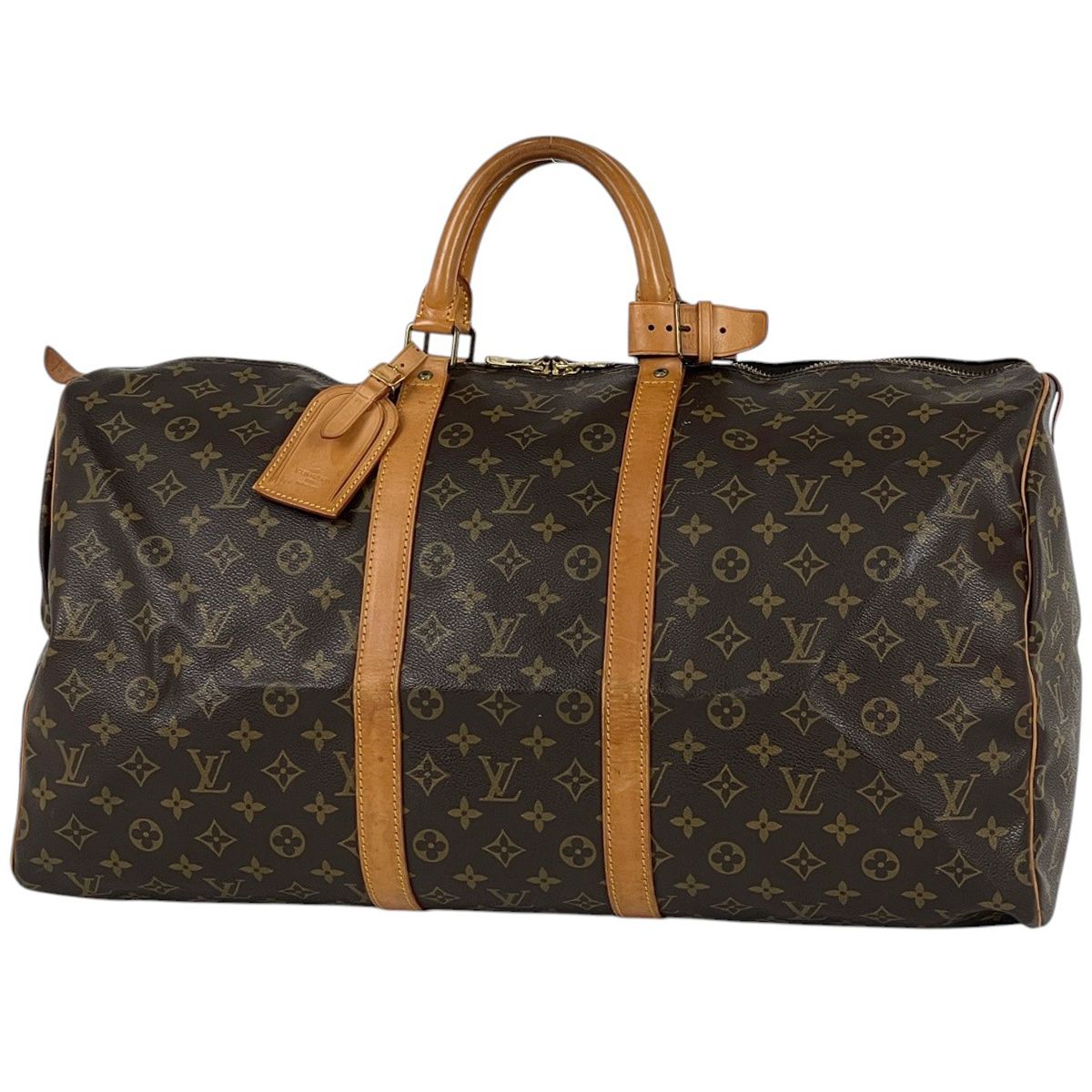Louis Vuitton Keepall 55 Boston Bag Monogram Brown