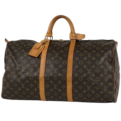 Louis Vuitton Keepall 55 Boston Bag Monogram Brown