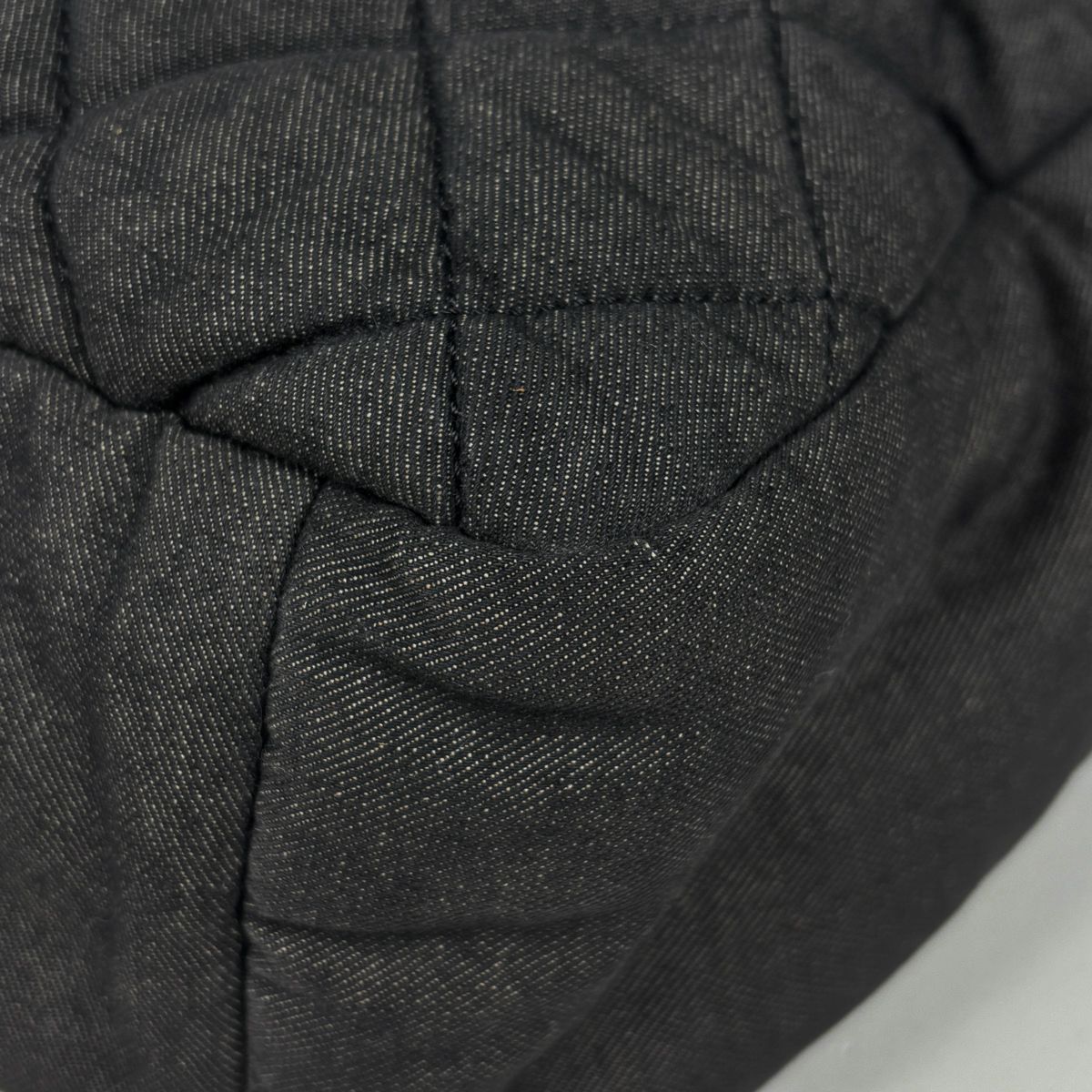 Chanel Shoulder Bag Coco Cocoon Canvas Dark Gray — view 3